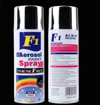 ضد آب کروم اثر F1 رنگ اسپری مبتنی بر اکریلیک